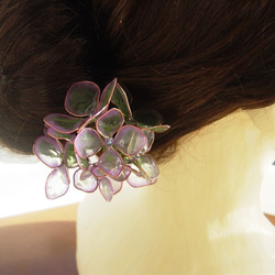 秋色紫陽花（かんざし） 5枚目の画像