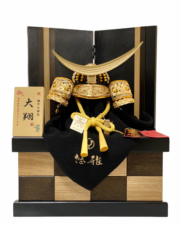 五月人形 初節句 兜飾り 伊達政宗公4号木目3色収納兜飾り 五月 五月人形 初節句 兜飾り 伊達政宗公4号木目3色収納兜飾り 五月