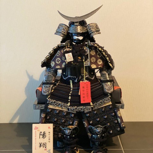 伊達政宗公甲冑 昭和レトロ 甲冑師置物 五月人形 甲冑師 一久作 伊達政宗公之大鎧 五月節句 五月人形 鎧飾り