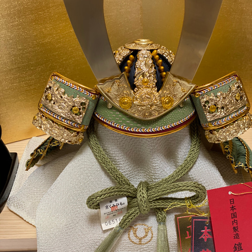 新商品 五月人形 こどもの日 五月人形 松刀6号兜檜平台飾り 五