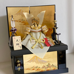 五月人形　白鐘6号兜金富士収納飾り 7枚目の画像