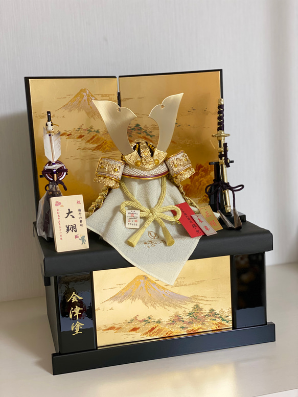 五月人形　白鐘6号兜金富士収納飾り 7枚目の画像