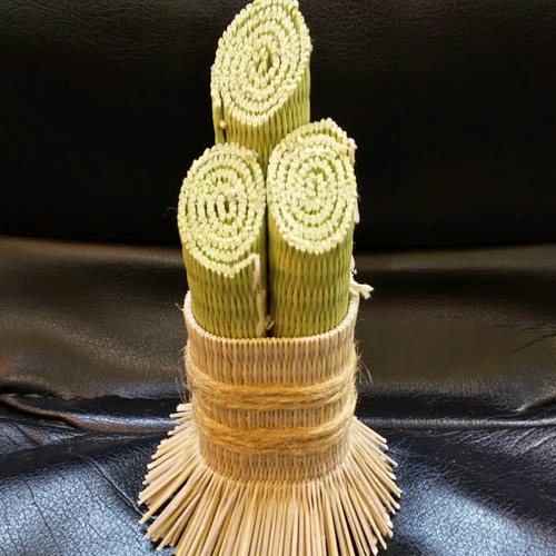 和紙畳表de門松 畳deミニ門松キット(1個) キット 和をん 通販 12829687｜Creema(クリーマ)