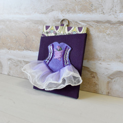 バレエパスケース【紫・リラの精】バレリーナへのプレゼントや発表会の贈り物、記念品に(pu03) 2枚目の画像
