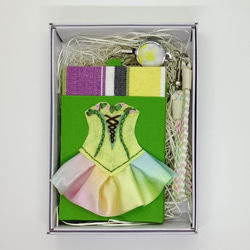 バレエパスケース【黄色・森の妖精】バレリーナへのプレゼントや発表会の贈り物、記念品に（rg01) 4枚目の画像