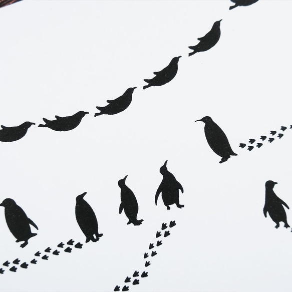 ★ 從 9 種企鵝剪影郵票中選擇 2 種 第4張的照片