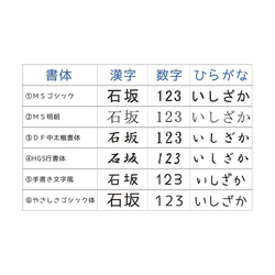 ★ポメラニアン親子の住所はんこ♪ 横型 4枚目の画像