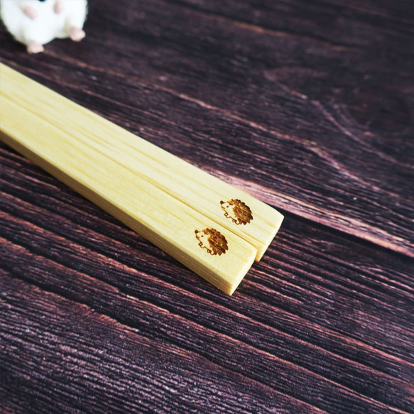 ★ 套折刺猬哈利筷子2套 第3張的照片