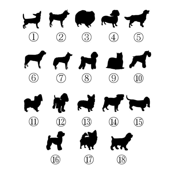 ★ 【犬種選べる】犬と肉球 箸＆箸ケースセット 2枚目の画像