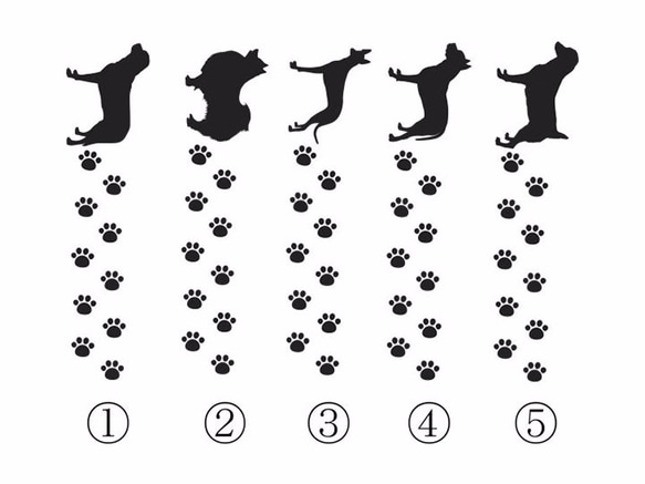 ★犬種選べる☆マイナーなワンちゃんと肉球あしあと 木製ボールペン/名入れ可　ギフトラッピング 2枚目の画像