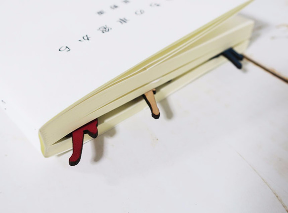 ☆猫ちゃん選べる☆手だし猫ちゃんの革しおり 7枚目の画像