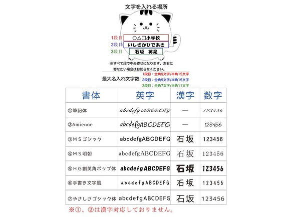 貓的名字鑰匙扣☆免費送貨☆免費包裝 第4張的照片