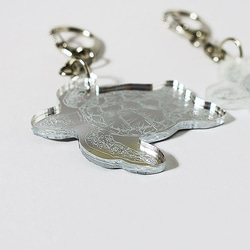 時尚的 Honu（海龜）鑰匙鏈 ☆ 2 種銀色可供選擇 !! 沖繩 ☆ 真實 第7張的照片