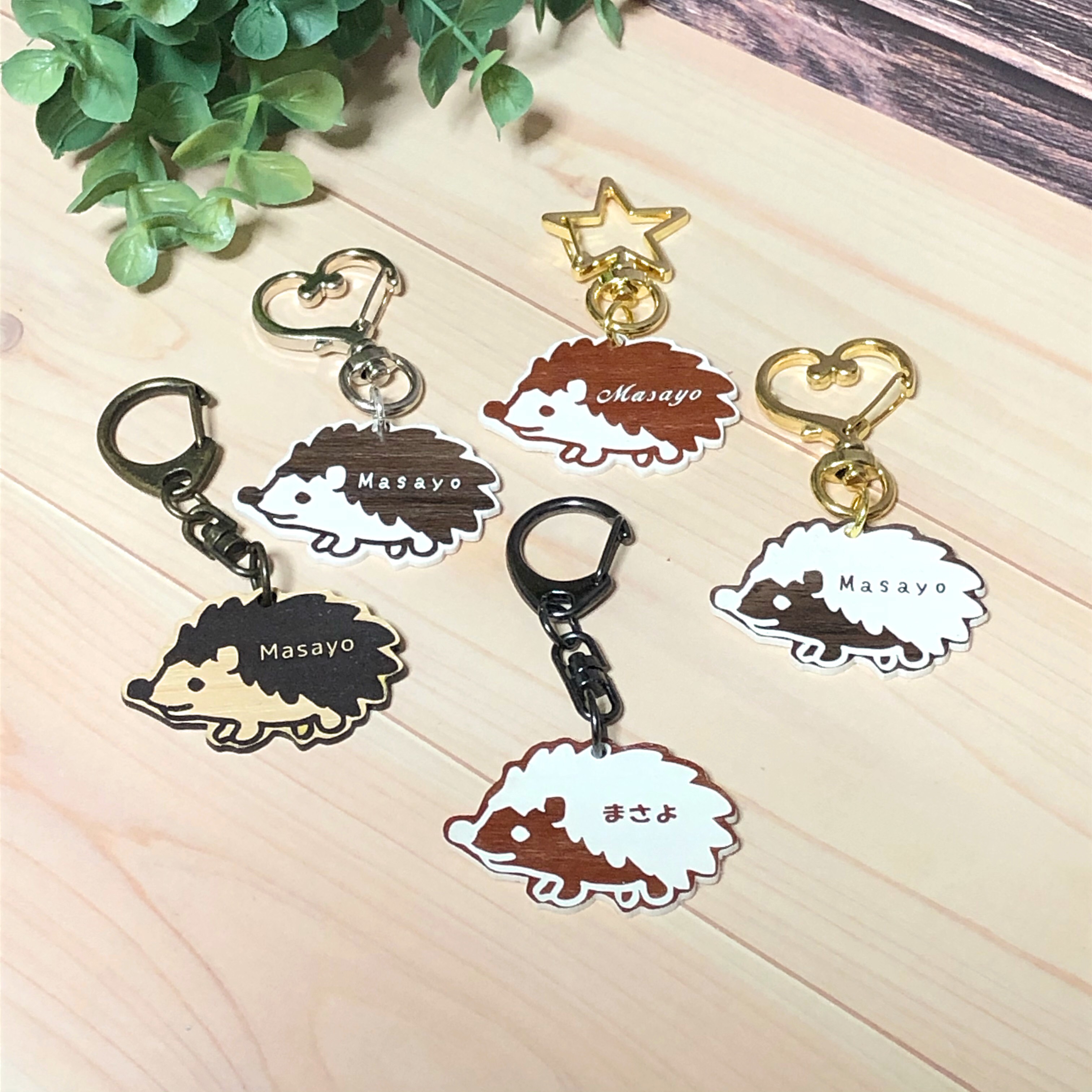 在庫なし キーホルダー ハリネズミ 【ギターハリちゃん