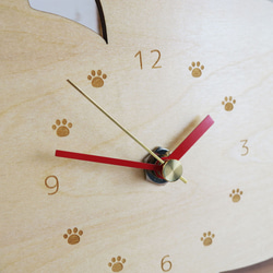 ラブラブ猫ちゃん 木製時計　置時計/掛け時計 5枚目の画像