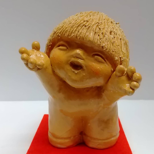 陶人形「わらわらわ」（笑童） その他人形 げんさん 通販 12056978