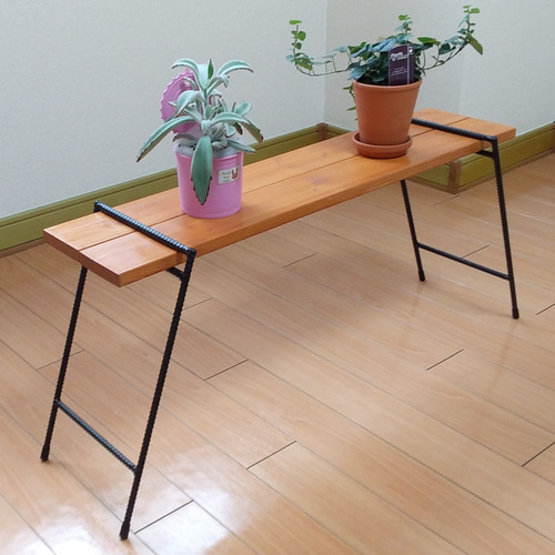 鉄脚高さ930㎜アイアンシェルフ観葉植物ラック多肉植物棚