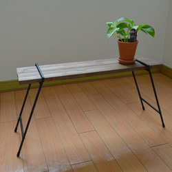 アイアンシェルフ　ローテーブル　運動会　キャンプバーベキュー 棚　ラック　ミニテーブル　アウトドアテーブル 5枚目の画像