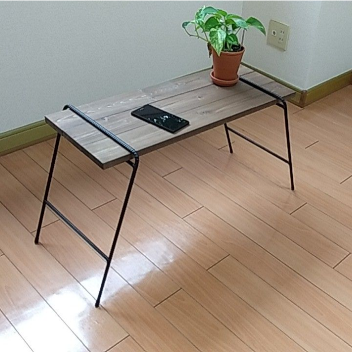 アイアンシェルフ　ローテーブル　運動会　キャンプバーベキュー 棚　ラック　ミニテーブル　アウトドアテーブル