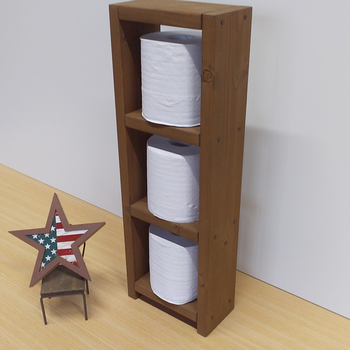 3個用 おしゃれなトイレ収納棚 トイレ棚 ペーパーシェルフ 収納棚