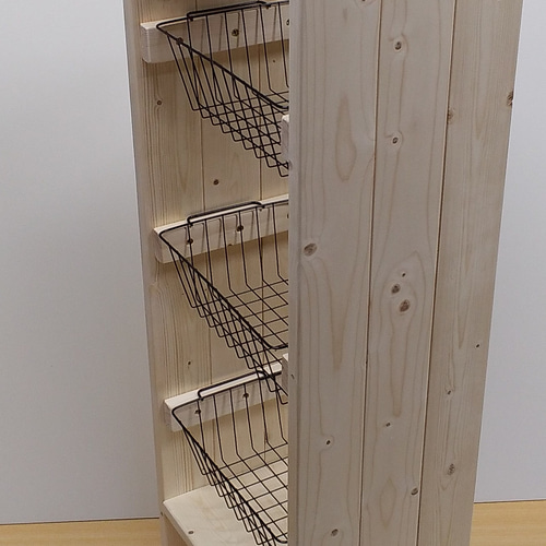 ワイヤーバスケットウッドシェルフ　wood fbaccb08fa-1722230960