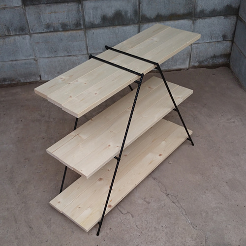 アイアンラック アイアンシェルフ アウトドア キャンプ テーブル 什器 多肉植物 1_c942dcf9600430f4120fa8ab531d