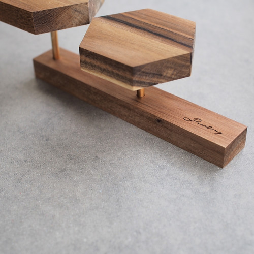 彫刻可) 木製 アクセサリースタンド ディスプレイ インテリア 撮影