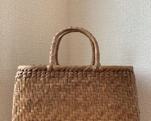 山葡萄 山葡萄かごバッグ 手作り 山葡萄籠バッグ 網代編み 定番 内布