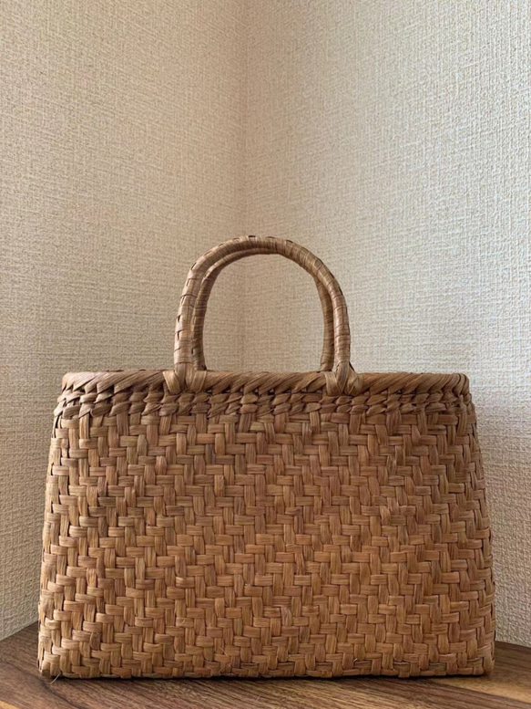 山葡萄 山葡萄かごバッグ 手作り 山葡萄籠バッグ 網代編み 定番 内布