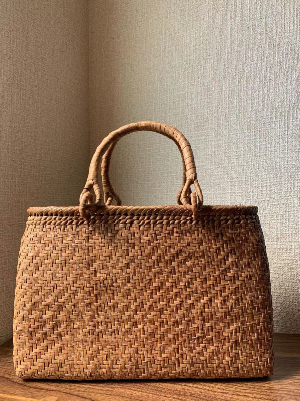 山葡萄バッグ　クラッチバッグ　セカンドバッグ　網代編み　手作り [国産]