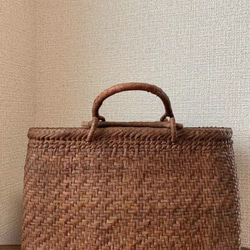 山葡萄 山葡萄籠バッグ 手作り 山葡萄かごバッグ 網代編み 細ひご 一番  