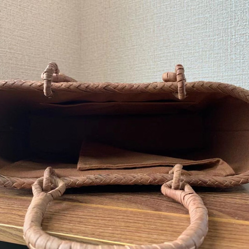 山葡萄 山葡萄籠バッグ 手作り 山葡萄かごバッグ 網代編み 細ひご 一番