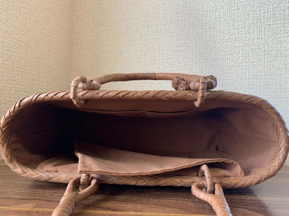 日本產 山葡萄藤手工包　 第6張的照片