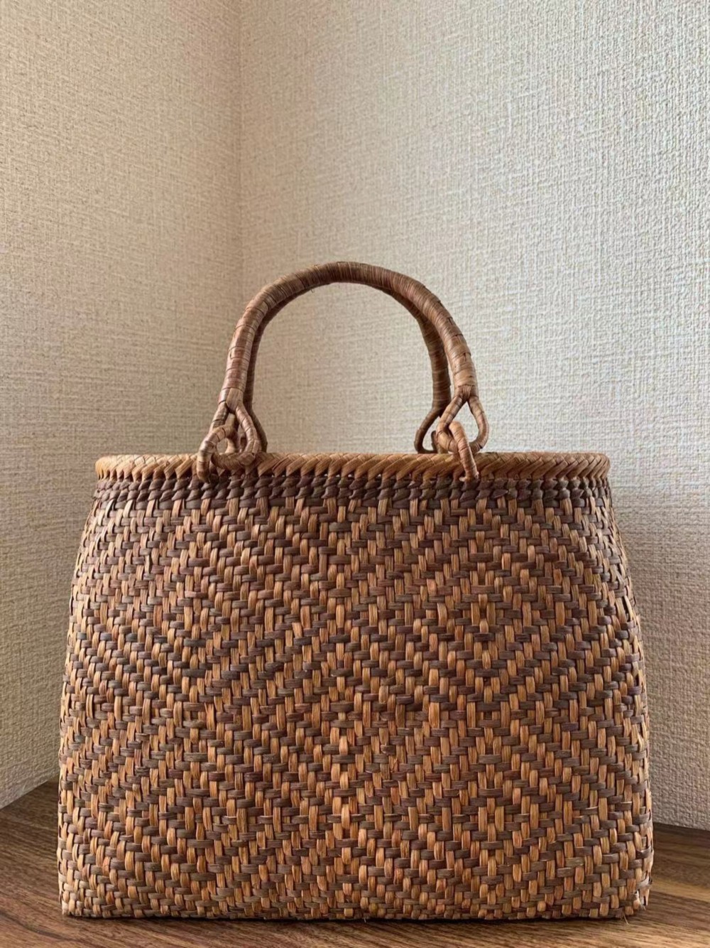 山葡萄籠　ハンドメイド　内袋付き
