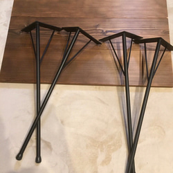 テーブル脚 アイアンレッグ 高さ700ミリ 径22ミリ ダイニングテーブル