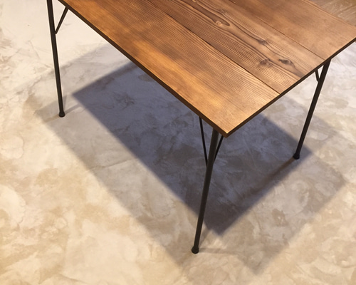 テーブル脚　アイアンレッグ　高さ71.5cm　径22ミリ 0_d184360883b9a4e331133a2551e4