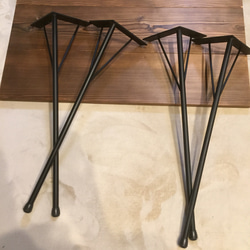 テーブル脚 アイアンレッグ 高さ150㍉ 4本2セット 2枚目の画像