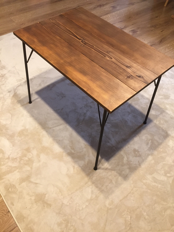 テーブル脚 アイアンレッグ 高さ700ミリ 径22ミリ 2セット ダイニング  