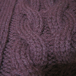 セーター　ウール100％手編みなのに安価　ゆったりサイズ　S068 10枚目の画像