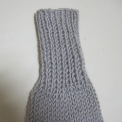 靴下　ウール100％手編みなのに安価 大人用Ｋ416 3枚目の画像