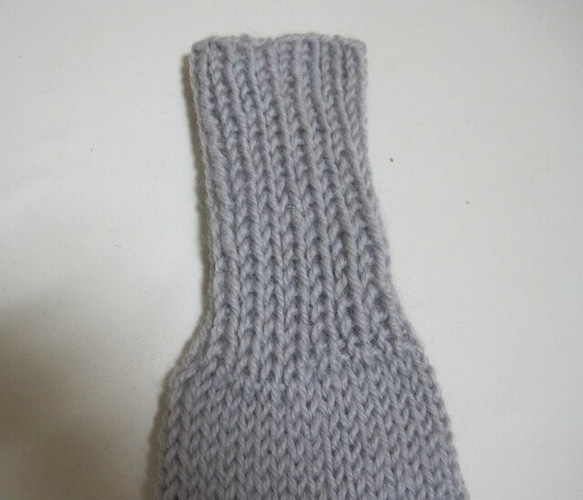 靴下　ウール100％手編みなのに安価 大人用Ｋ416 3枚目の画像