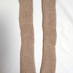 レッグウォーマー ウール100％ 手編み　やっぱりウールは肌触りが良く暖かい！K470 2枚目の画像