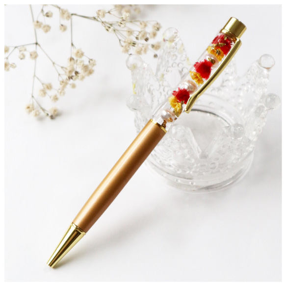 完全オーダーメイド》《おまかせ》ハーバリウムボールペン ペン・筆記
