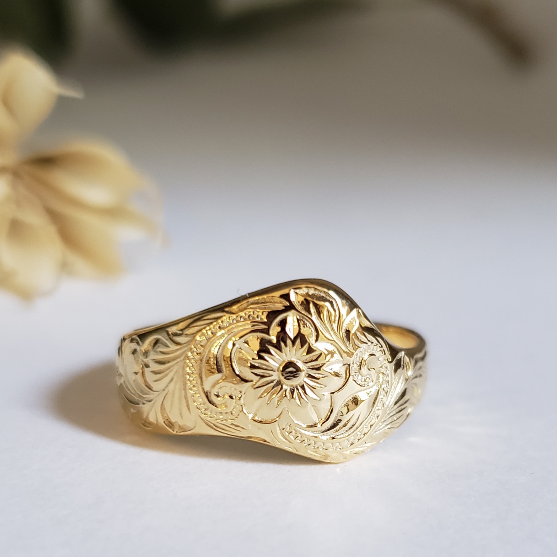 ハワイアンゴールドリングH-081G 6,286円