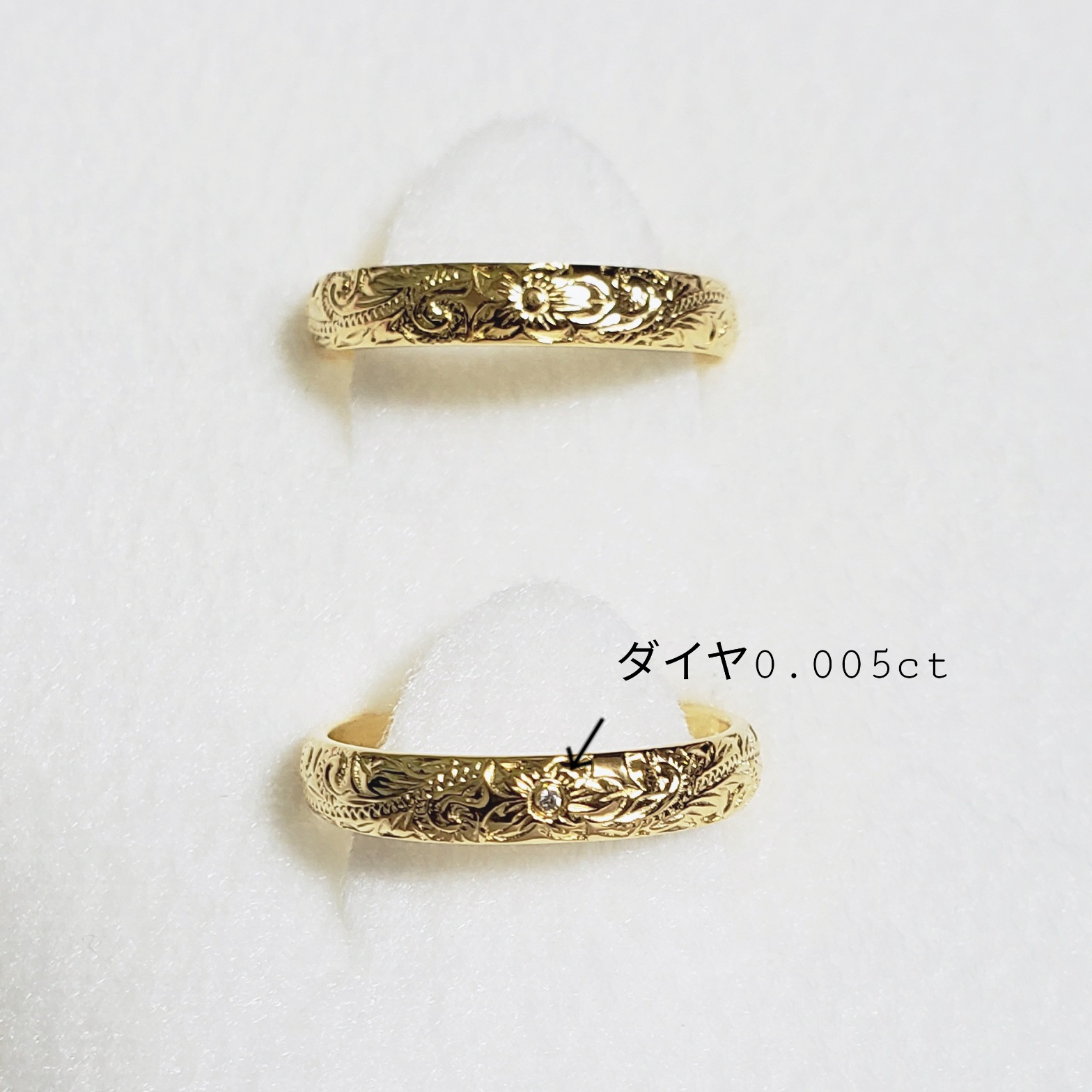 ＜Creema限定セール＞10%off人気❤️ハワイアンGOLDペアリングH-088DG,H-089G