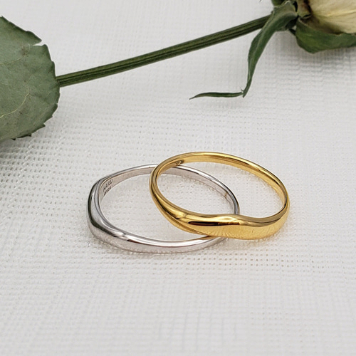 ウェーブ シルバーリングH086G 指輪・リング アトリエ HARU 通販  