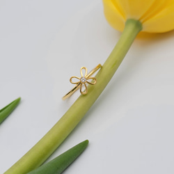春の花レンギョウ指輪H105G 7枚目の画像