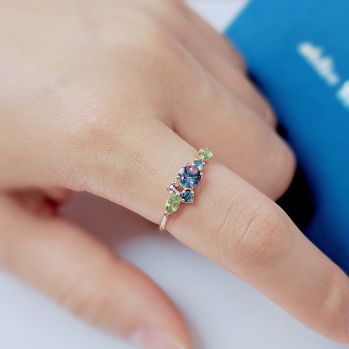 ◇天然石＊紫陽花＊ミスティックトパーズ＊ロンドンブルートパーズ