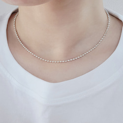 ☆2.5mmボールチェーン☆シルバーネックレス ネックレス