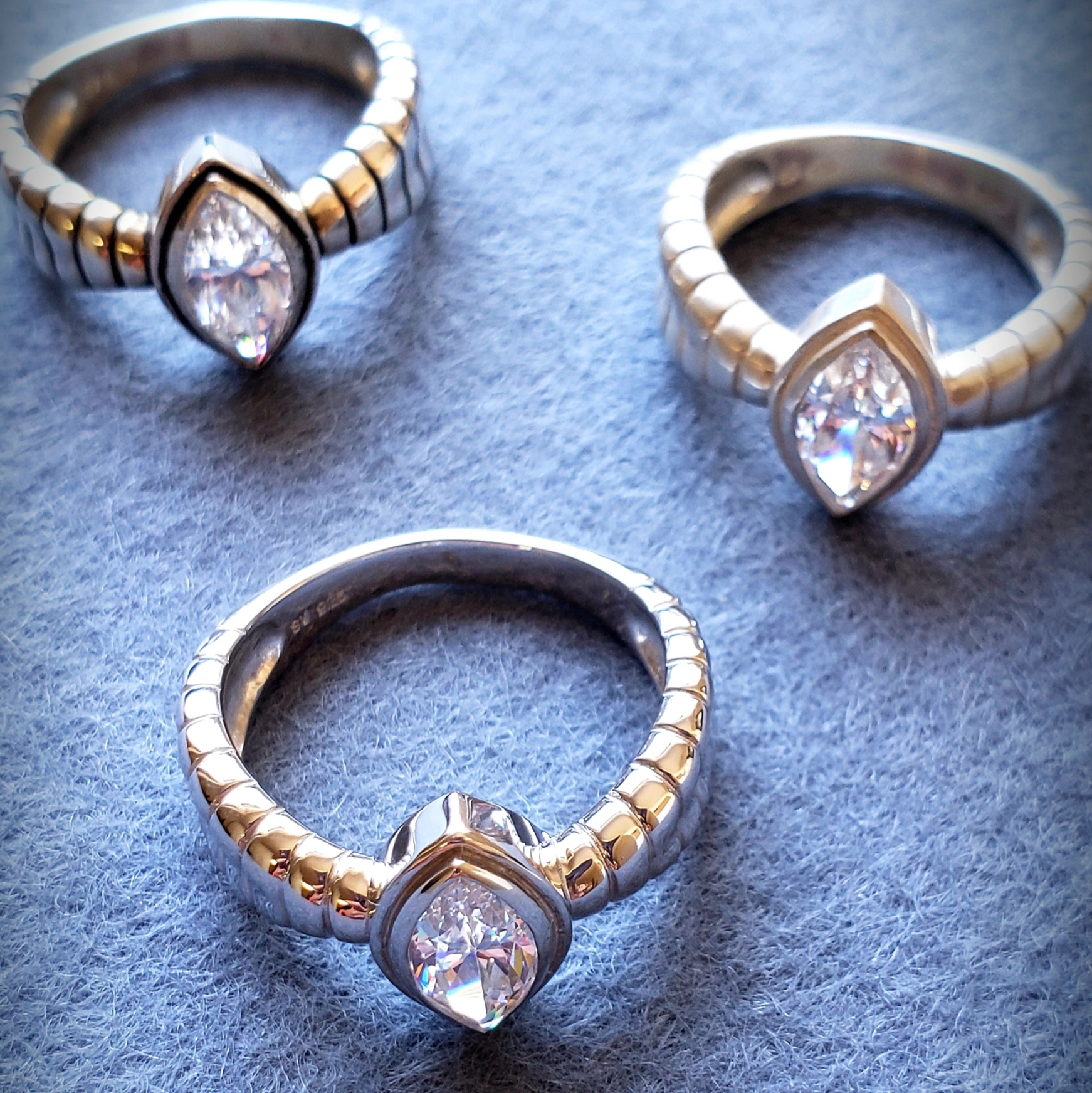 ＜SV925＞vintageマーキスリングH003